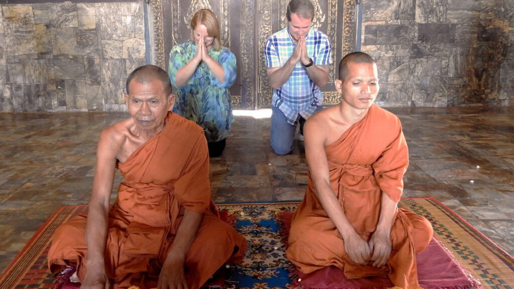 Monks Vietnam and Cambodia Cruise LoveDee's Cruises & Vacations