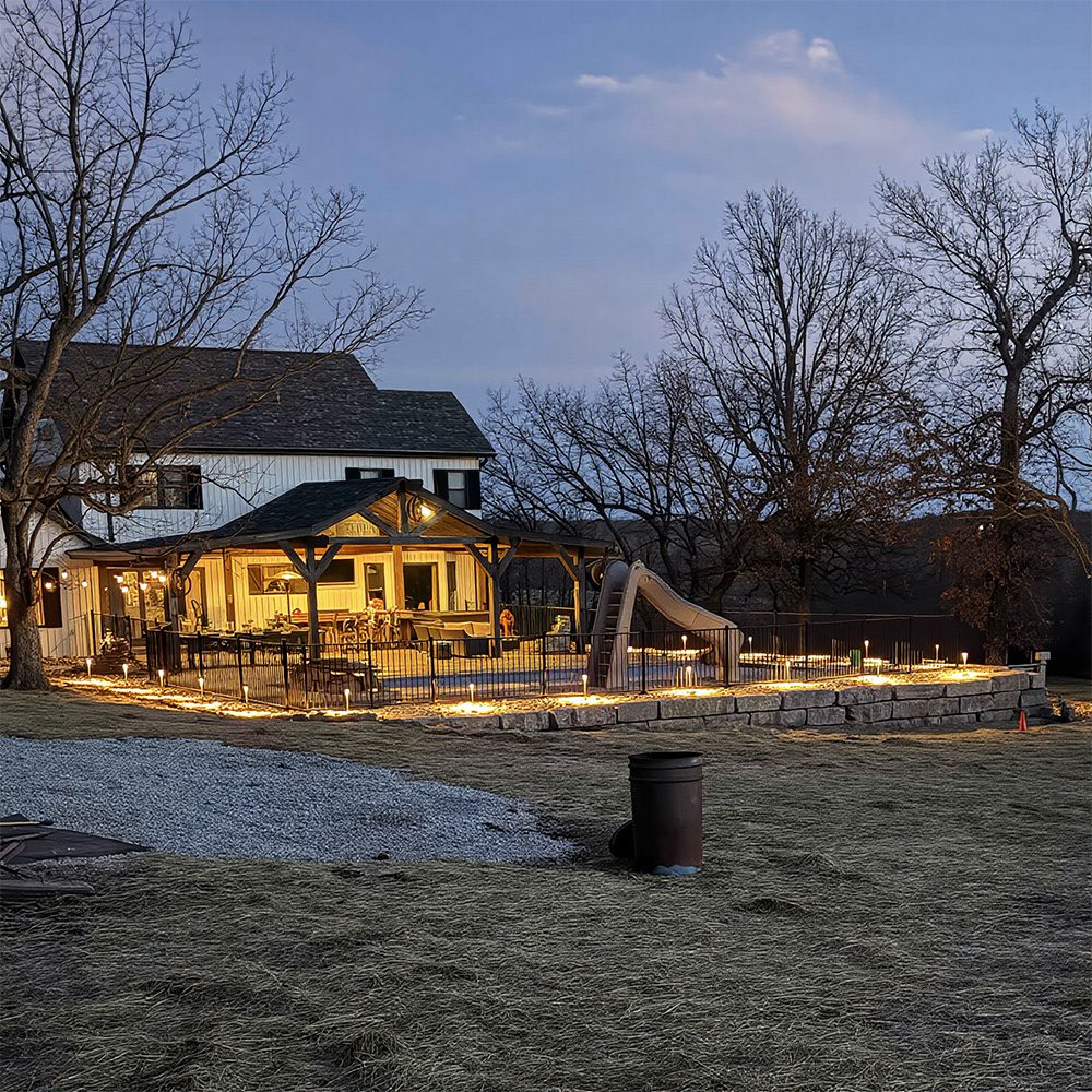 Outdoor pool and lighting KD Signature Pools LLC