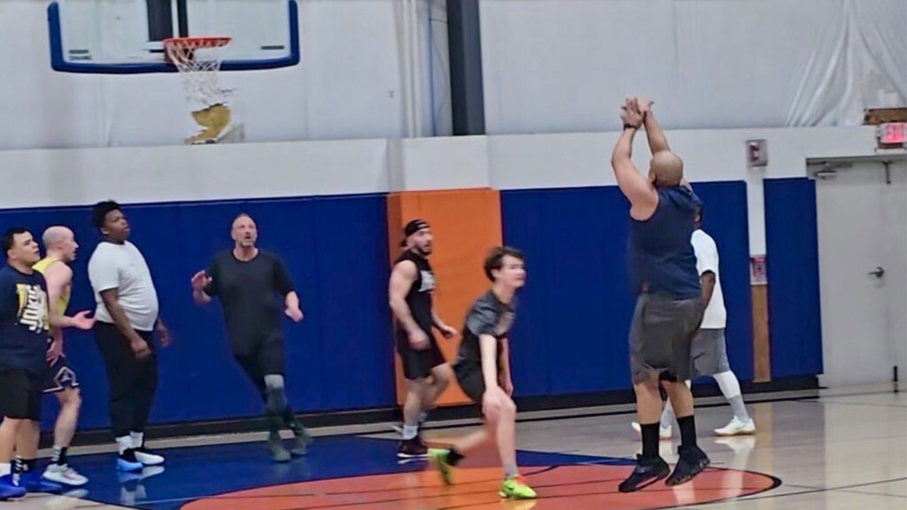 Pickup basketball game K2 Physical Therapy