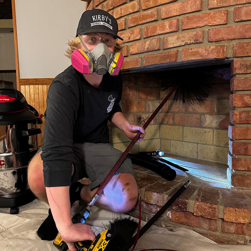 Thomas Kirby cleaning chimney Kirby's Chimney Solutions