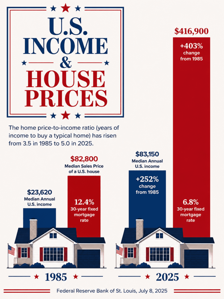 U.S. Income and House Prices Yardley Wealth Management, LLC