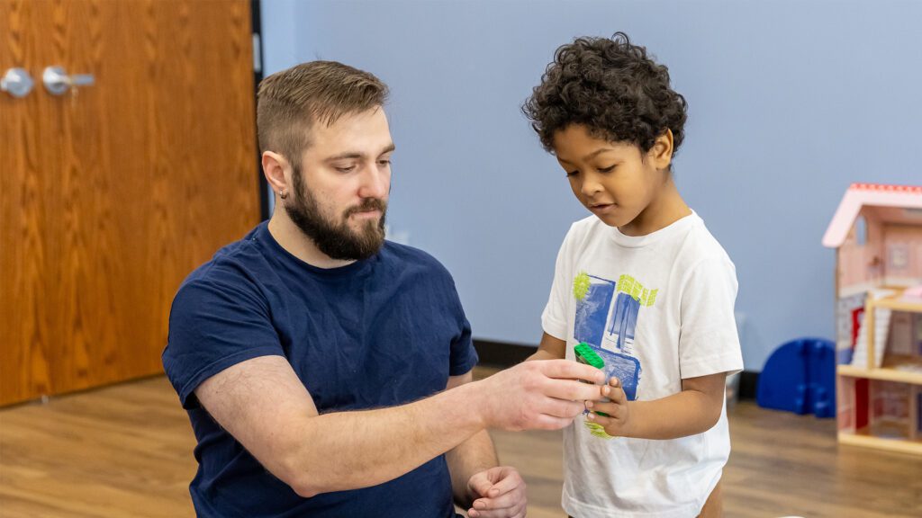 Young boy at Westside Children’s Therapy