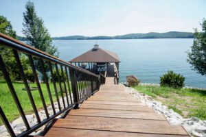 lakefront deck Smoky Mountain Deck Builders LLC