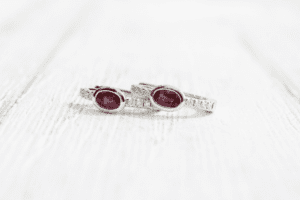 Camelot Jewelers ruby earrings