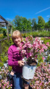 Jackson's Nursery, Inc. holding flowers