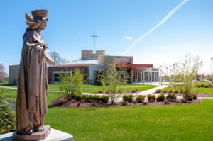 Carmelite Spiritual Center statue