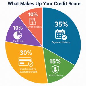Credit score graphic Metro City Mortgages Team