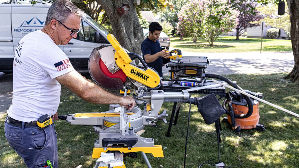 Cutting wood Remodeling Right