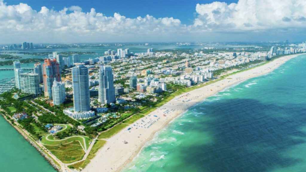 Florida aerial view Burr Travel