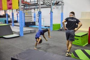 JAM Urban Athletic Club child doing flip training
