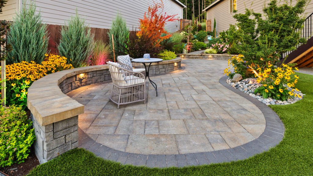 Outdoor patio Blessing Landscapes