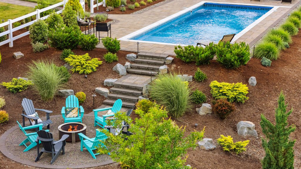 Outdoor pool Blessing Landscapes
