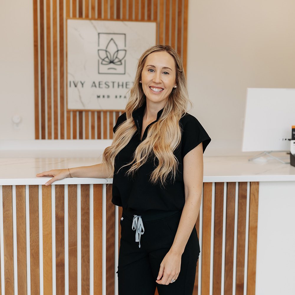 Brittaney Devane, FNP-C Ivy Aesthetics Med Spa front desk