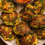 Spinach and Spaghetti Squash Fritters
