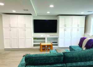 HWC Homeworks Corporation basement entertainment center
