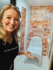 Infinite Kinetics chair in booth