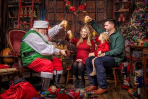 Keisha Williams Fine Art Photography family with santa