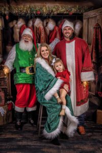 Keisha Williams Fine Art Photography family with santa