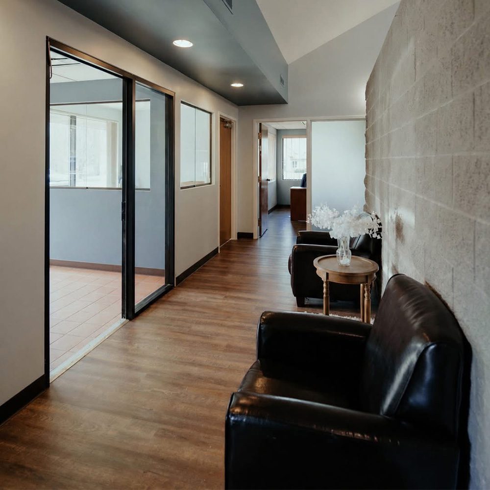 Office area Stamper's Painting Company