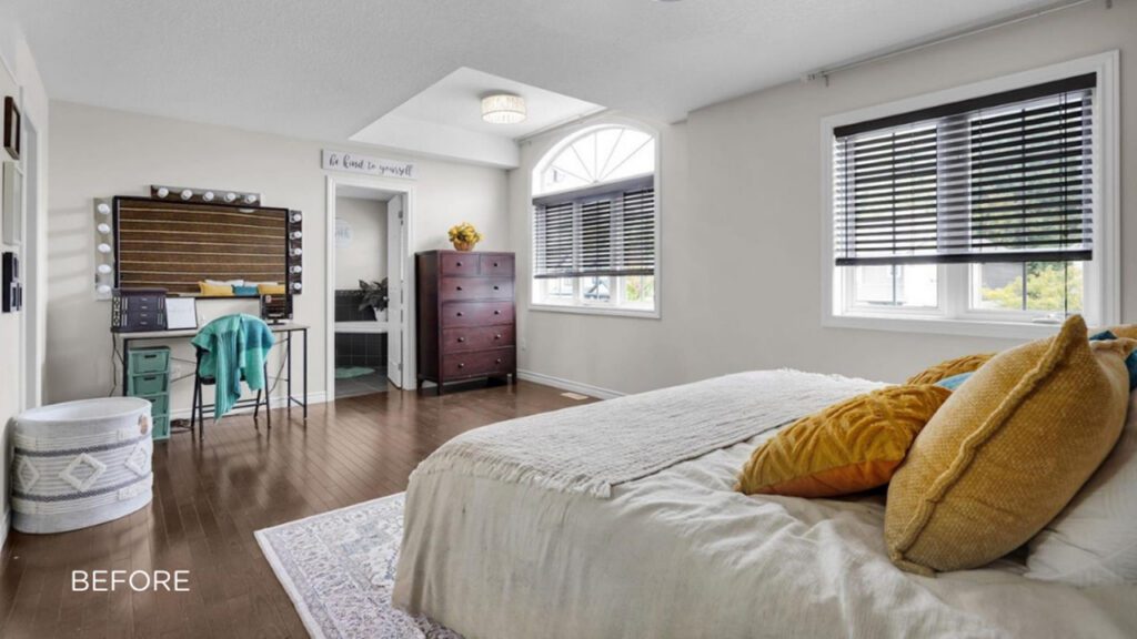 Primary bedroom before Scherba & Co.