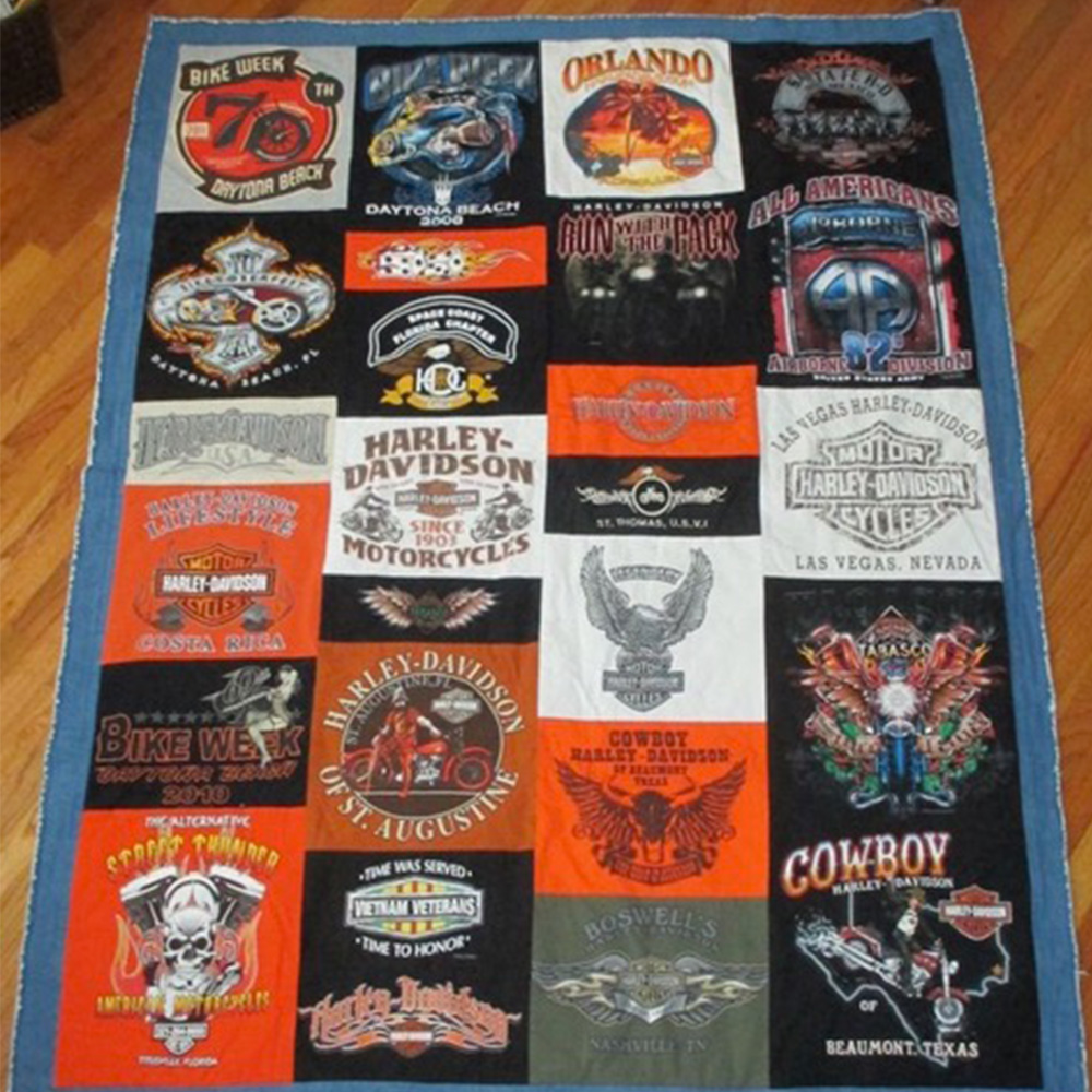 Quilt from shirts Sew Much Moore