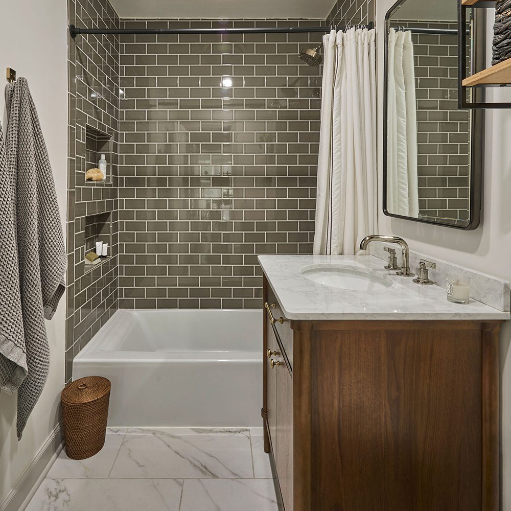 Remodeled bathroom Design + Build Renegades
