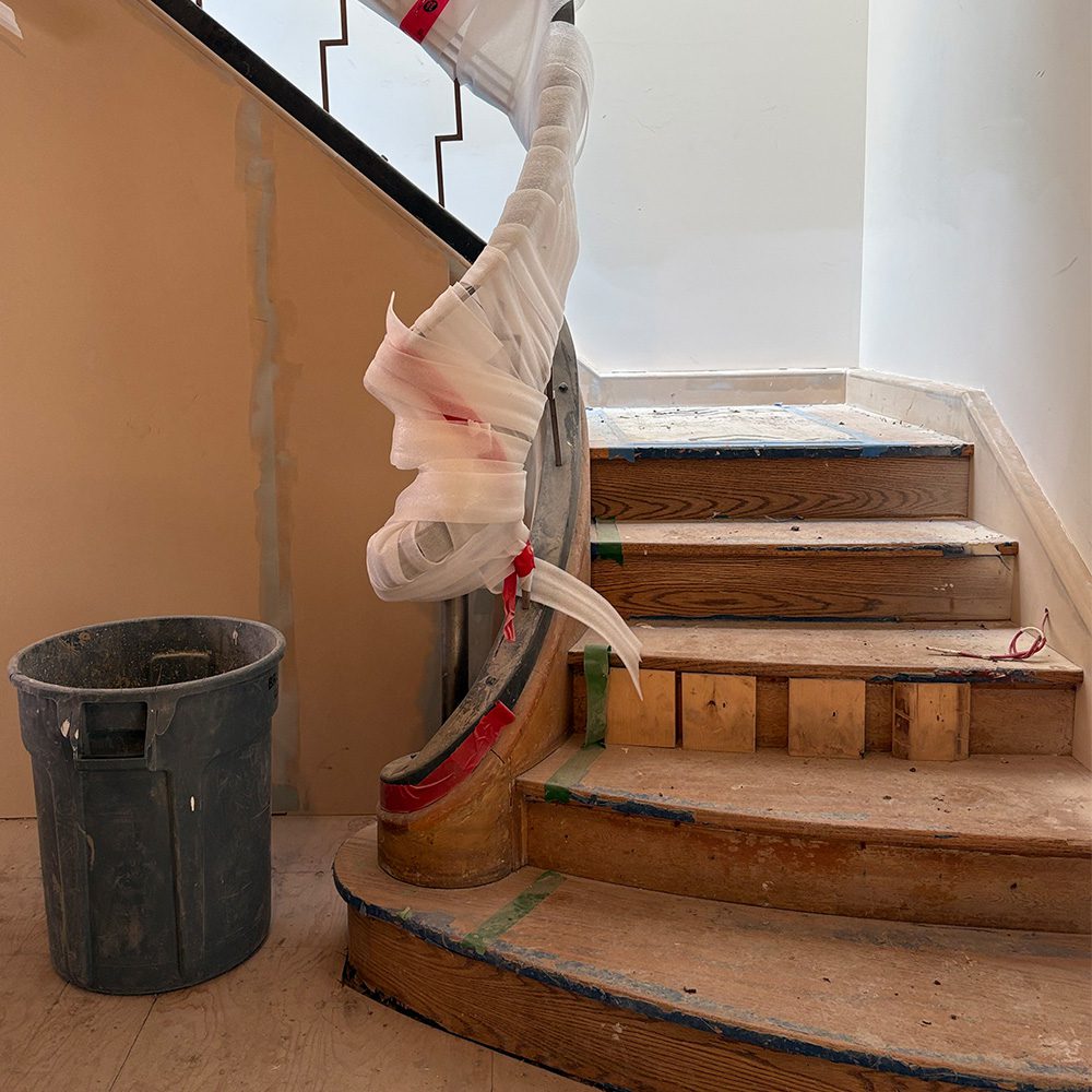 Stairs renovation Maillot Homes Inc. Before