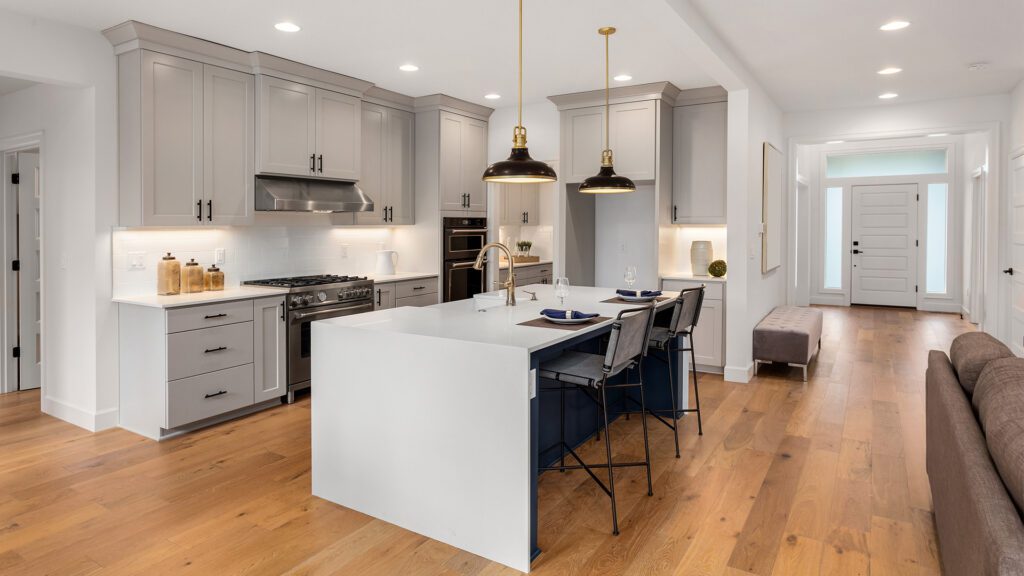 White kitchen remodel Kirsten Reilly Real Estate LLC