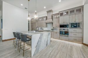 tab tile and stone kitchen design