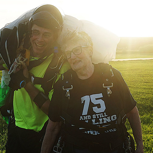 After skydive - Falcon Skydiving