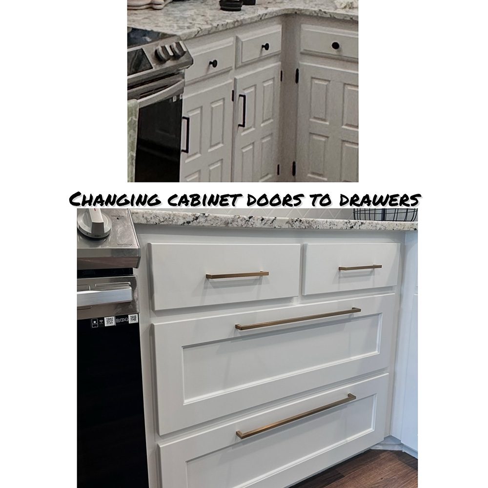 Cabinets to drawers Jil Young Designs