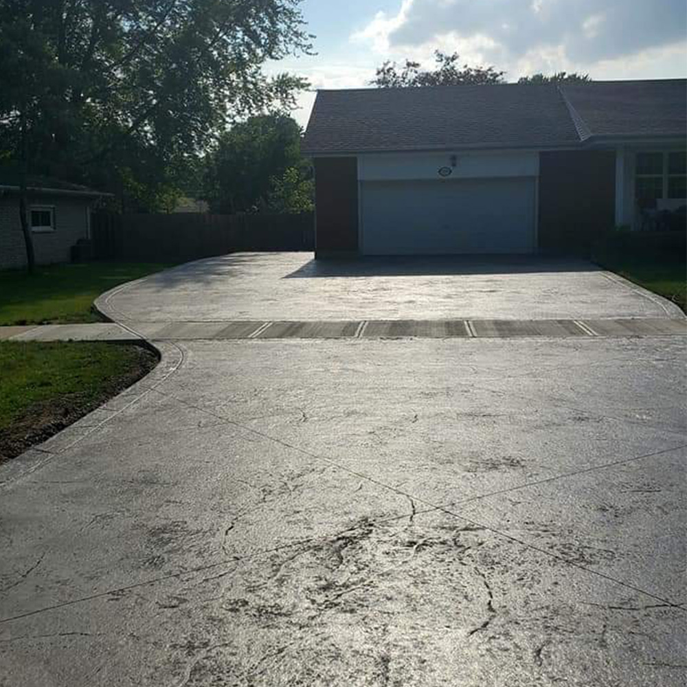 Concrete driveway Adamo Construction