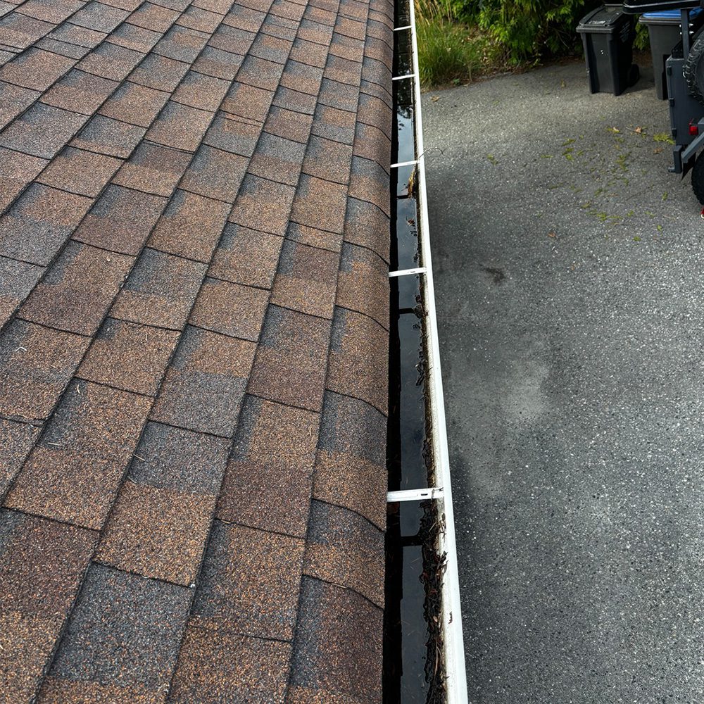 Gutter before cleaning Havyn - Property Revival Solutions LTD