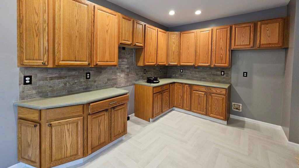 Kitchen cabinets before George Apap Painting