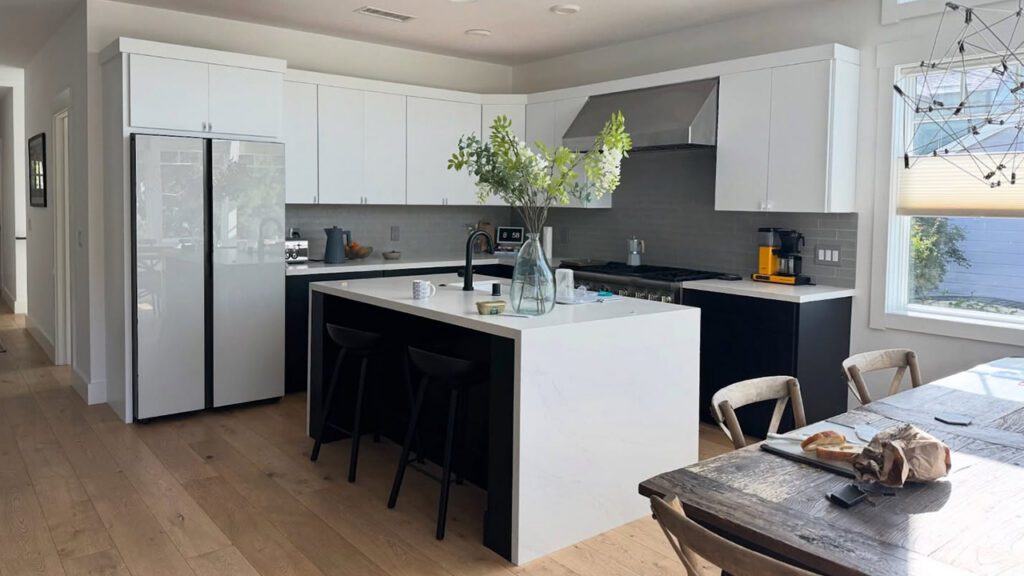 Modern kitchen after MoonDance Painting