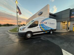 Quick Lane at Fred Beans Ford of Boyertown service truck