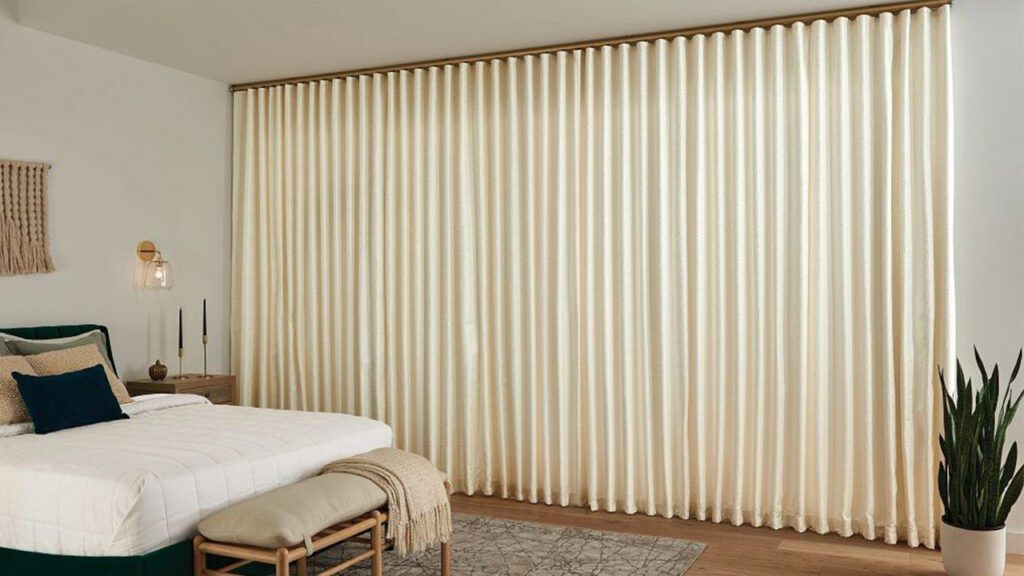 Ripplefold drapes Harmonique LLC Mix Montclair Shade Store and More