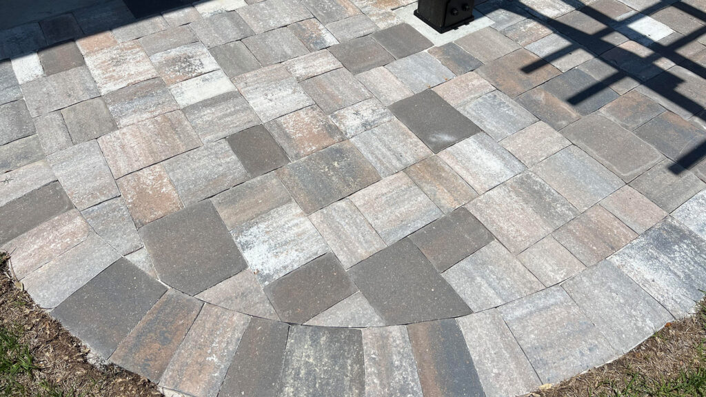Sealed pavers before maintenance Hoover Pressure Cleaning