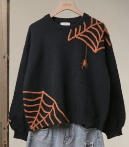 Serendipity XIX halloween themed sweater
