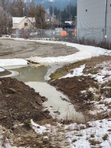 Spring Meltwater - After Dirt Nerd Earthworks