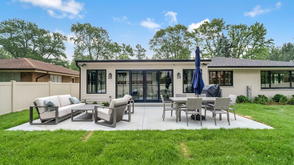 Sunroom remodel exterior Neri Architects