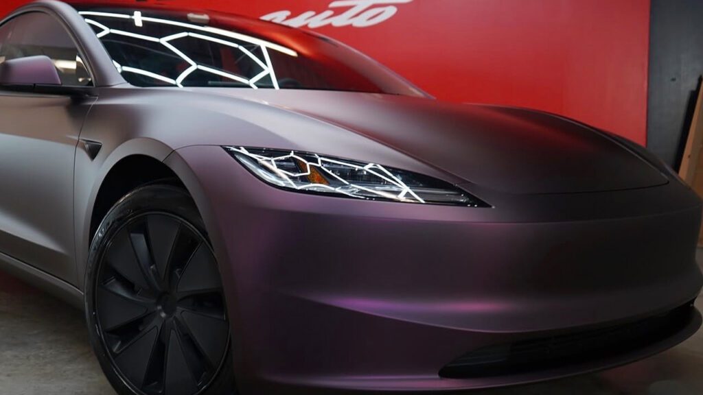 Tesla with tinted windows Alset Auto Richmond