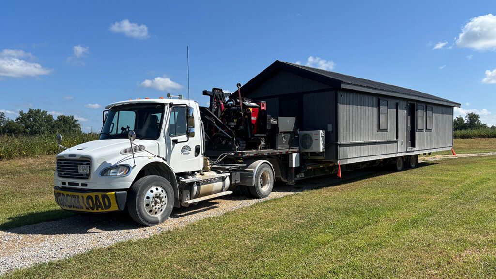 Tiny home on truck Gingerich Portable Buildings