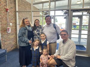 Visitation Church & School students with families