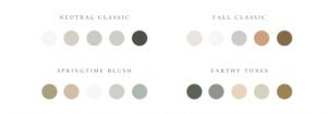 Yvonne Niemann Photography color swatches