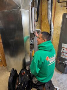 McNally's Heating and Cooling worker employee