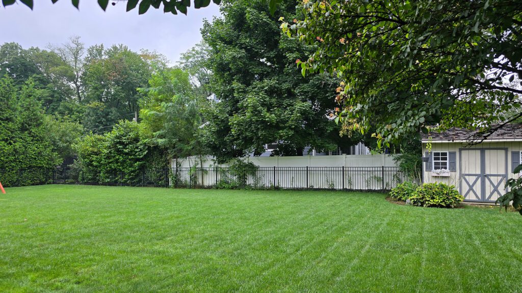 Yard with fence Omland & Osterkorn, Inc.