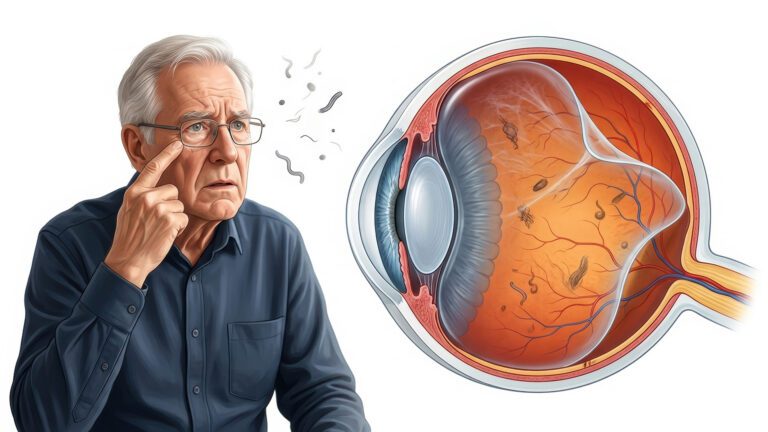 What Are These Dark Spots and Squiggly Lines in My Vision?